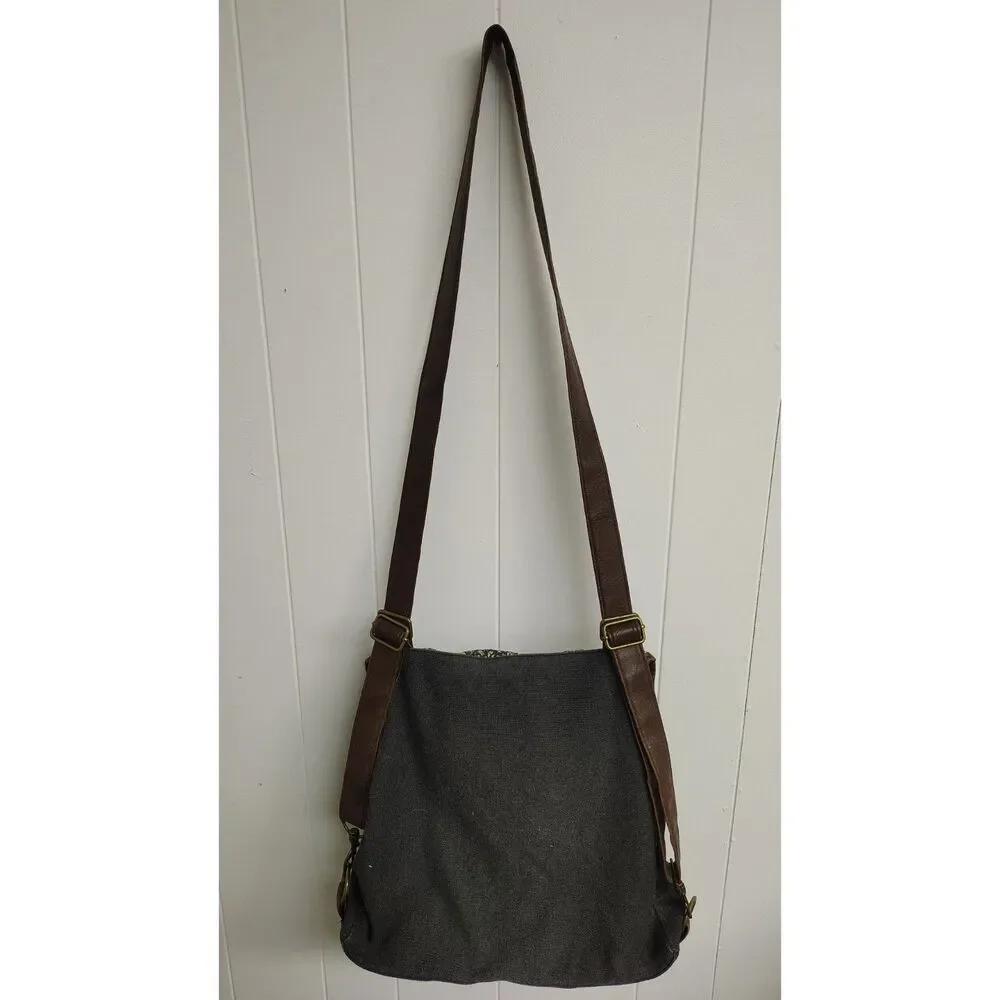 American Eagle Floral Print Satchel Purse‎